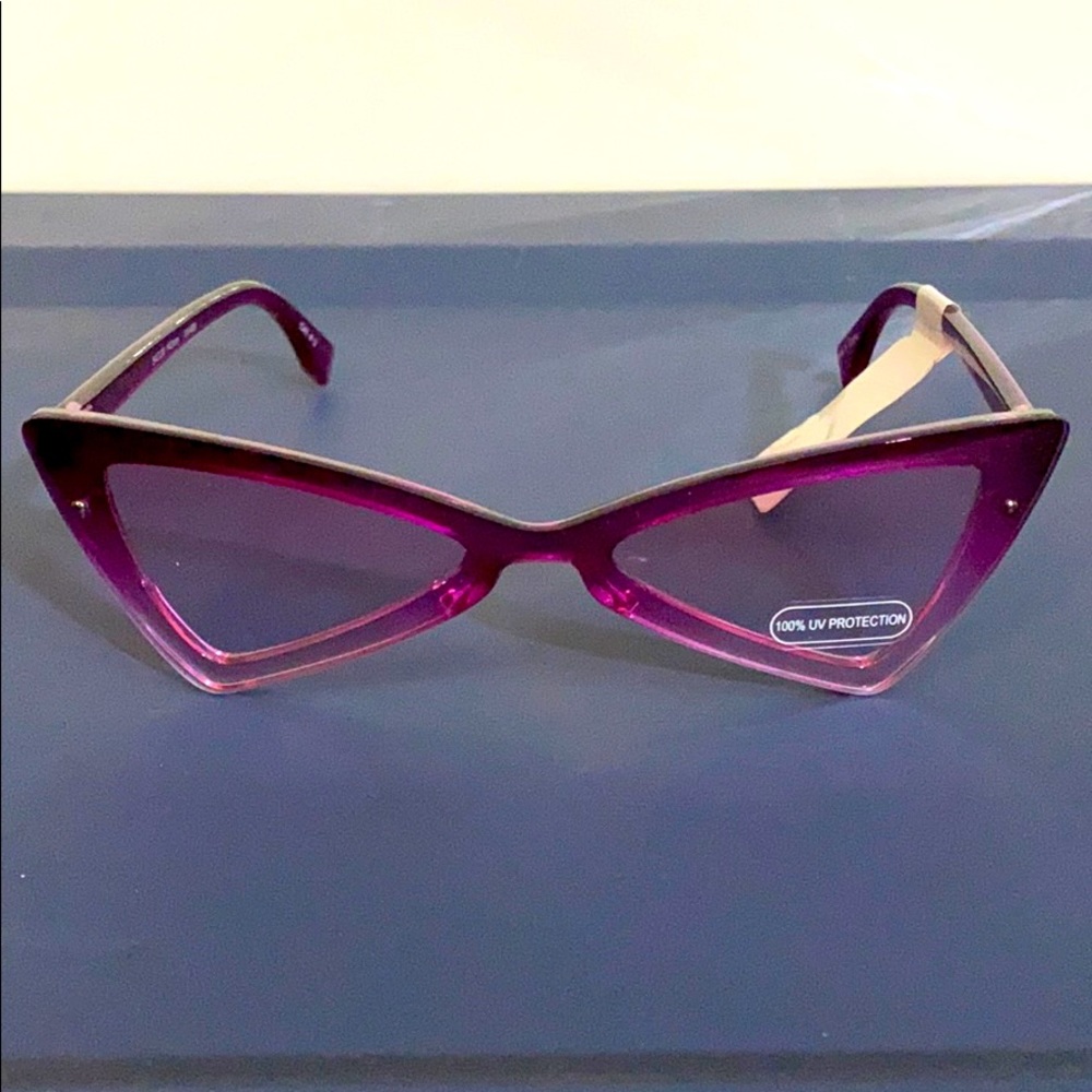 Retro Purple Ombré Sunglasses